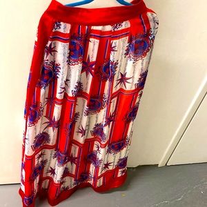 Colorful chiffon maxi dress